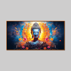 Gautam Buddha in Nature – Landscape Wall Paintings
