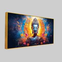 Gautam Buddha in Nature – Landscape Wall Paintings