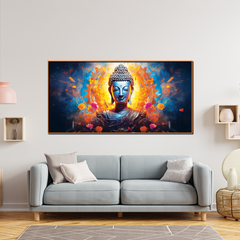 Gautam Buddha in Nature – Landscape Wall Paintings
