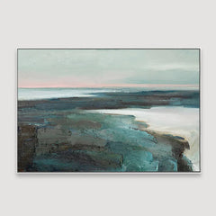 Serene Contemporary Wall Art Framed Wall Art