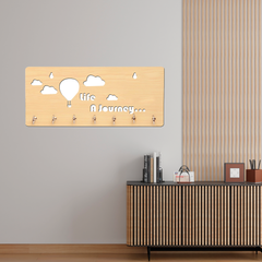 A Life Journey Unique Design Wall-Mounted Key Holder for Home Wall