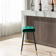 Green Color Julio Counter Stool