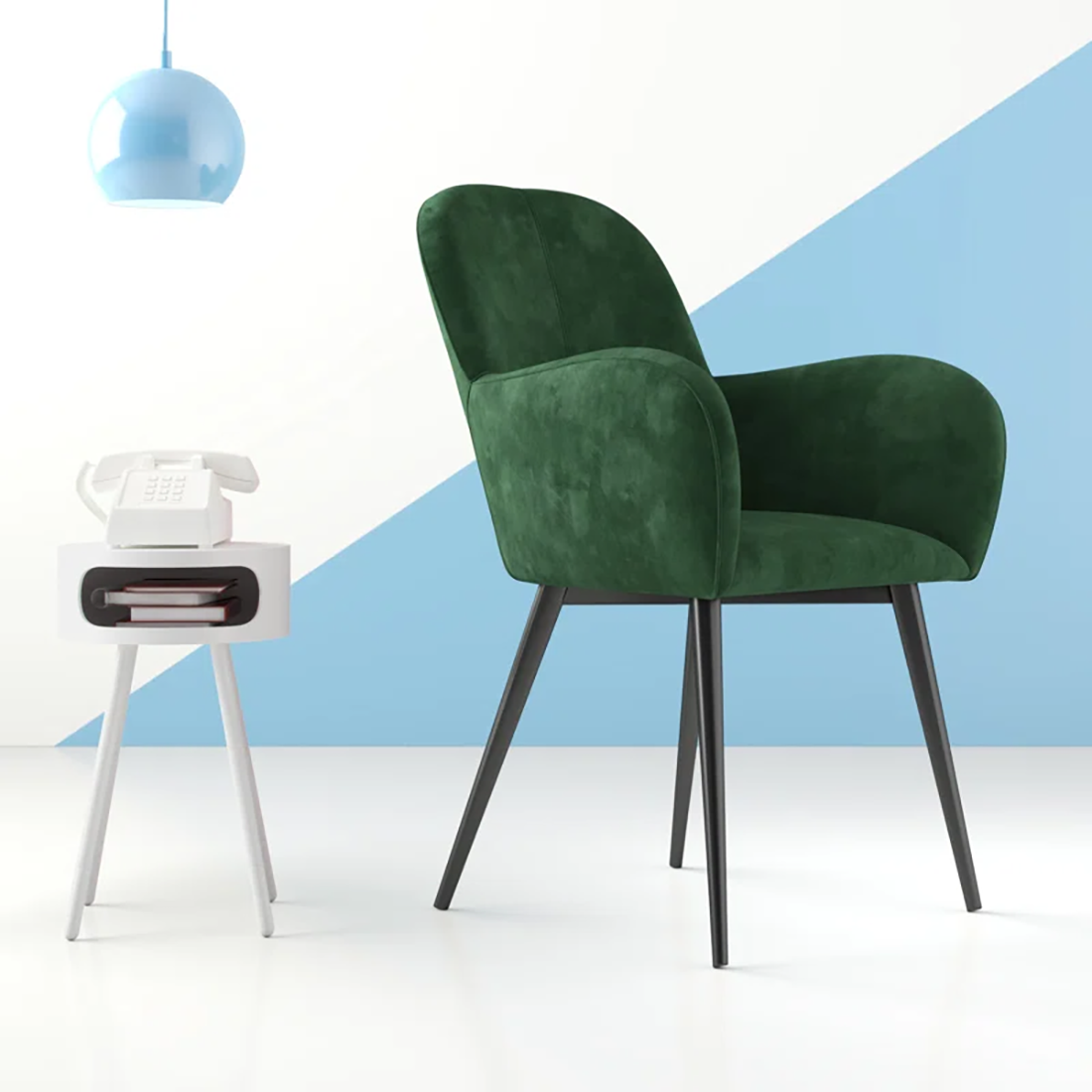 Green Araceli Accent Chair