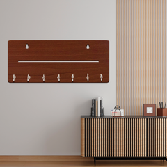 Modern Single Line Unique Design Wall-Mounted Key Holder for Home Wall