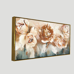 Floral Flower White Rose Canvas Wall Painting
