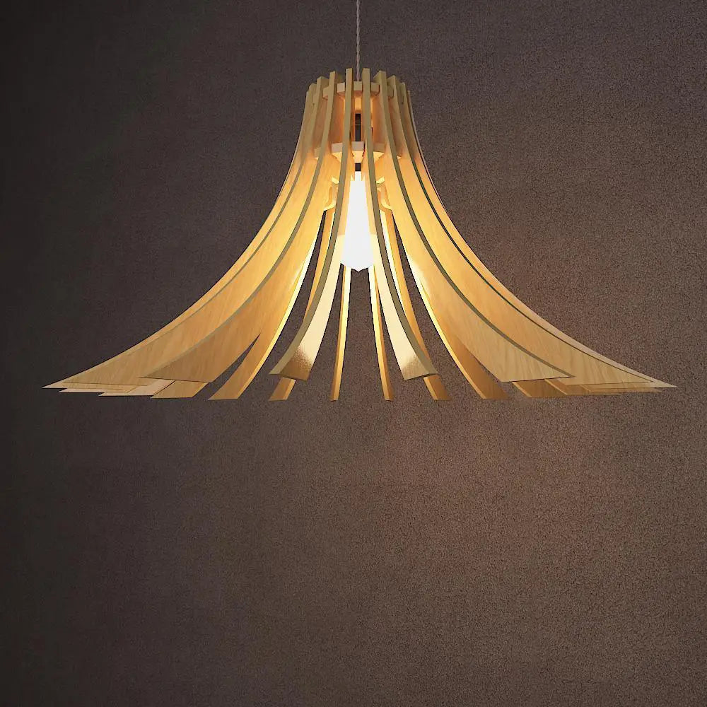 Modern Stylish Design Wooden Ceiling Lamp Light For Home Decoration Living Room