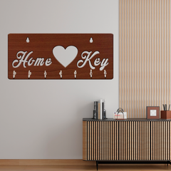 Sweet Heart Home Key Unique Design Wall-Mounted Key Holder for Home Wall