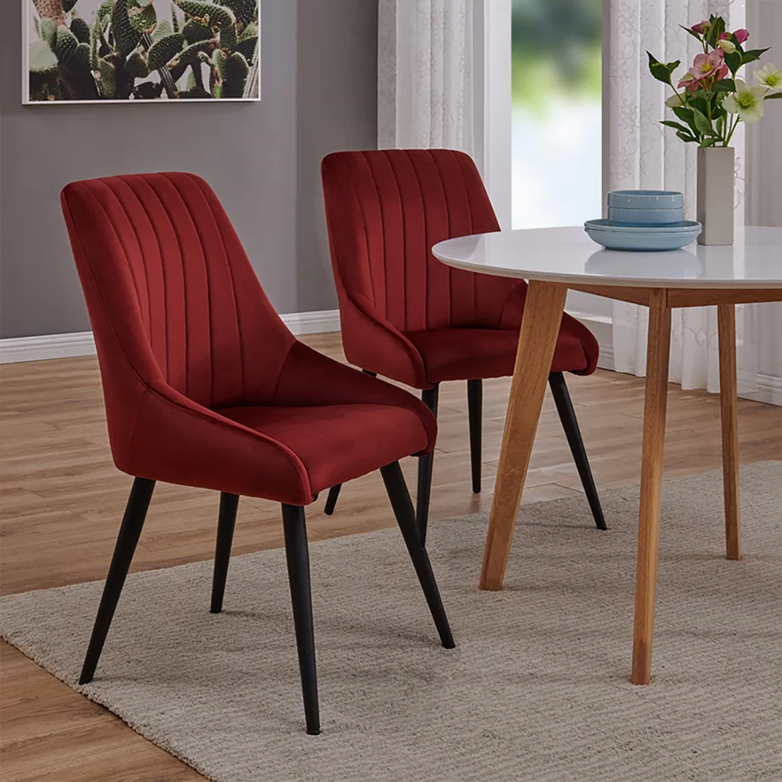 Red Nico Side Chair