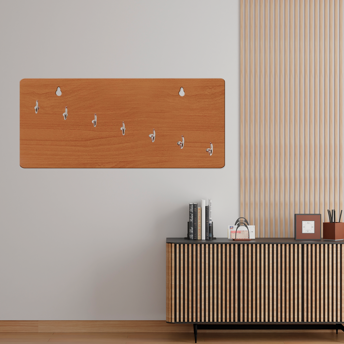 Modern Parallel Unique Design Wall-Mounted Key Holder for Home Wall