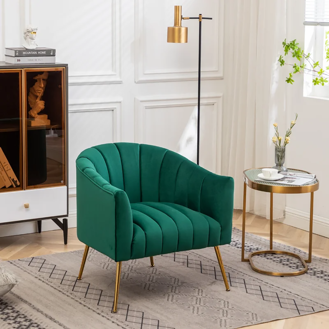 Green Jella Accent Chair