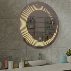 Beautiful Modern Design Dreamy Illusion Led Bathroom Mirror