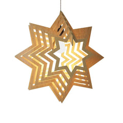 Modern Design Star Shape Wooden Ceiling Lamp For Home Decoration Living Room