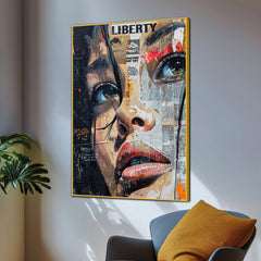 Aziza Of Africa Cotton Canvas Wall Painting