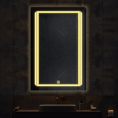 Premium Rectangular Line Shaped Led Bathroom Wall Mirror