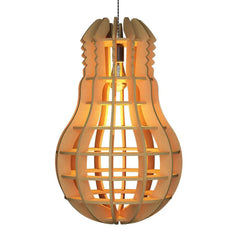 Modern Design Sphere Bulb Wooden Ceiling Lamp For Home Decoration Living Room 1