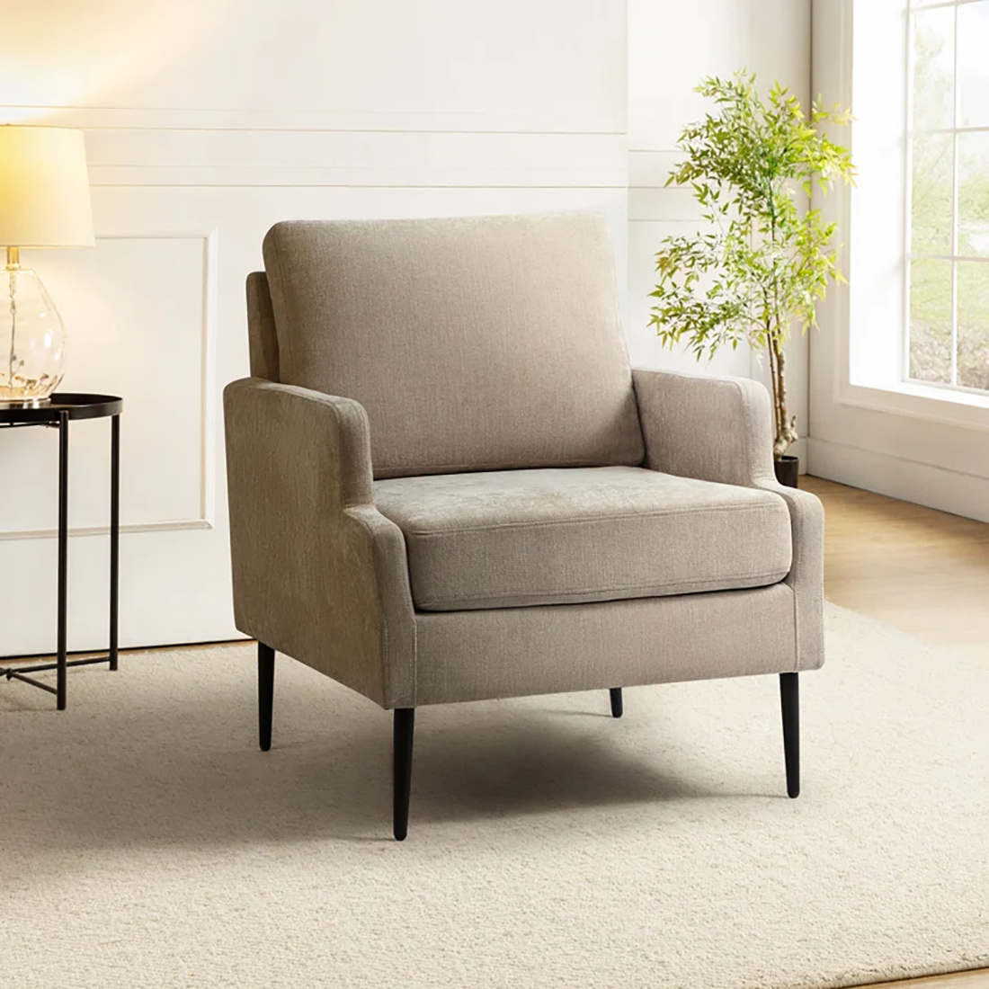 Beige Damone Accent Chair