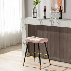 Pink Color Julio Counter Stool