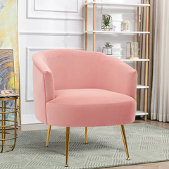 Pink Jiba Accent Chair