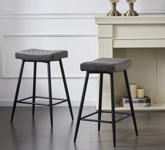 Grey Color Gemm Bar Stool