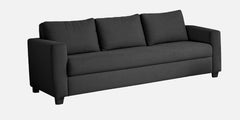 Luxury Grey 3 Seater Velvet Sofa for Living Room