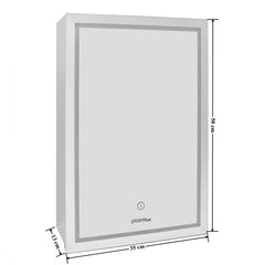 Modern LED Bathroom Mirror with Touch Sensor & Backlit Design