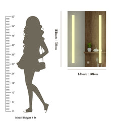 Modern Design Led Rectangular Bathroom Mirror