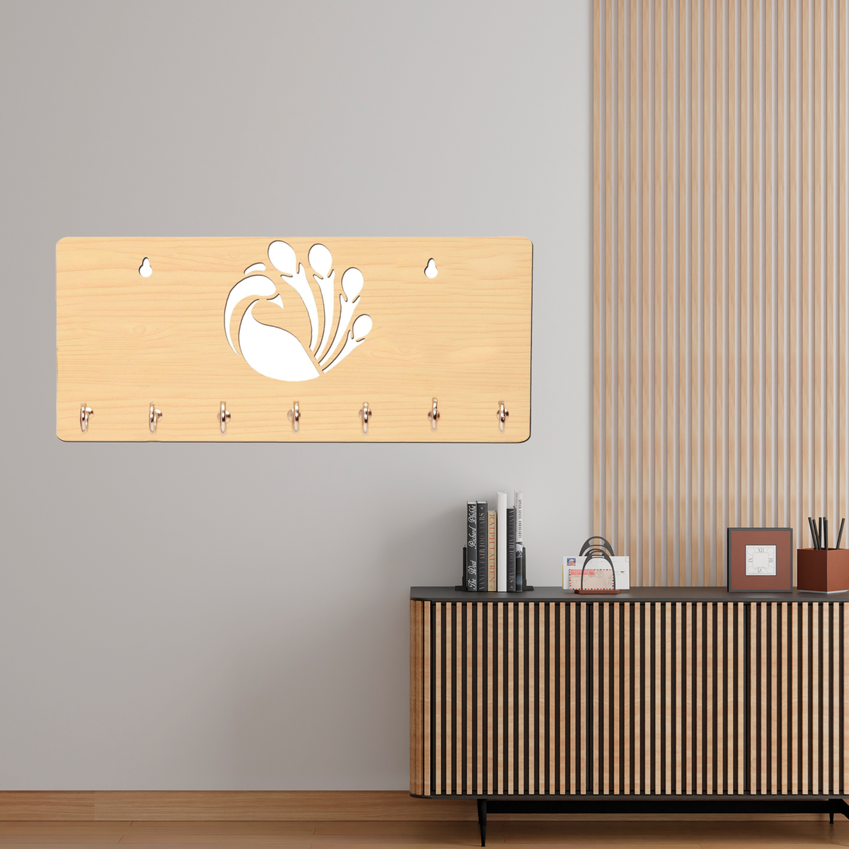 Fingure Unique Design Wall-Mounted Key Holder for Home Wall