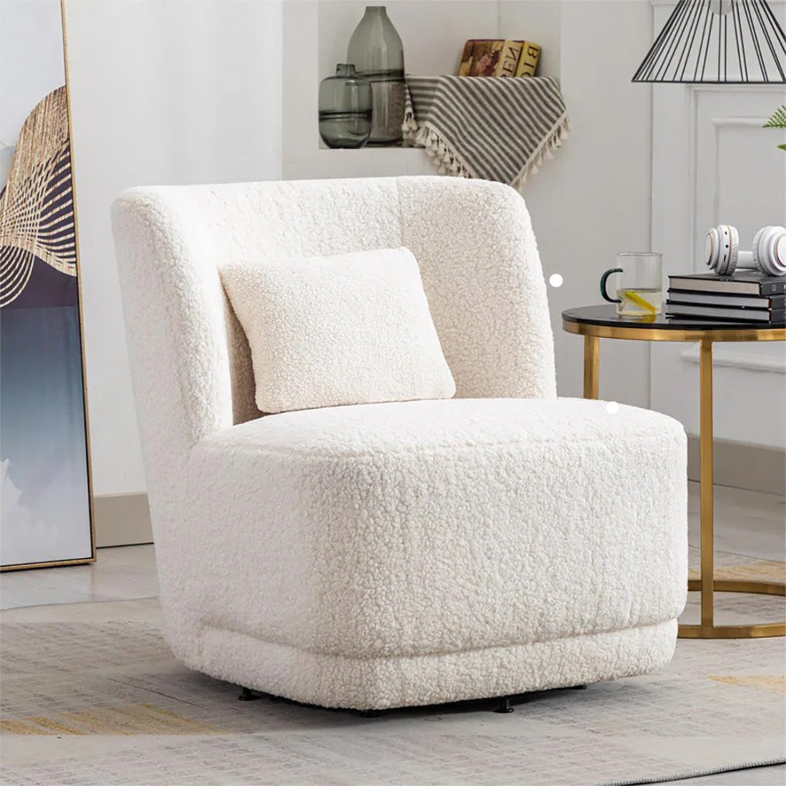 Beige Deeda Barrel Chair