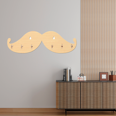 Mustache Unique Design Wall-Mounted Key Holder for Home Wall