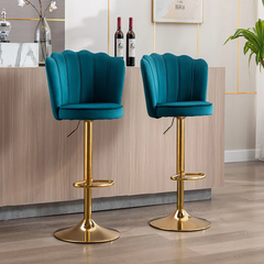 Teal Color Avidan Bar Stool