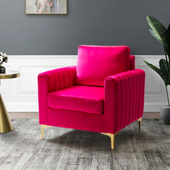 Pink Rafeal Lounge Chair