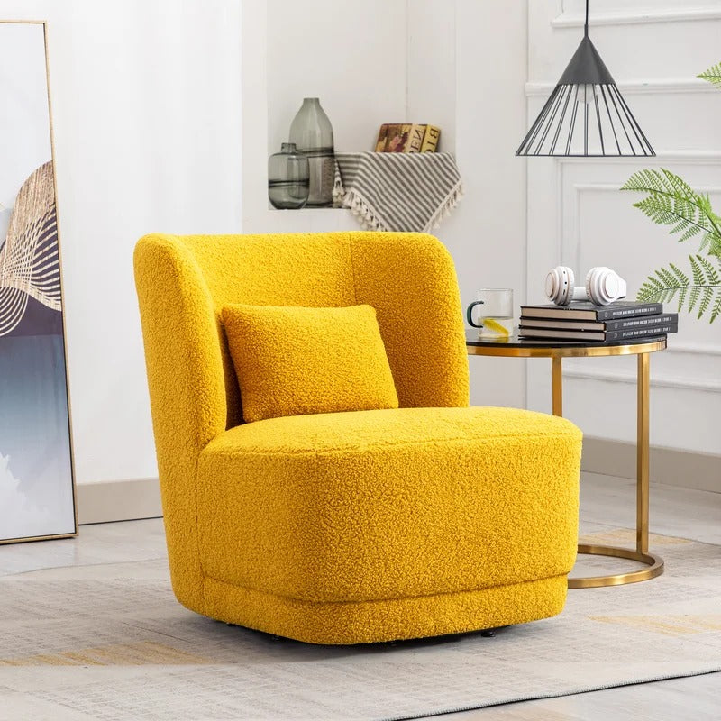 Yellow Deeda Barrel Chair