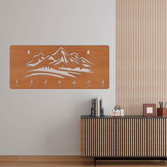 Modern Mountain Unique Design Wall-Mounted Key Holder for Home Wall