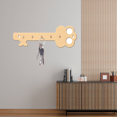 Key Shape Unique Design Wall-Mounted Key Holder for Home Wall