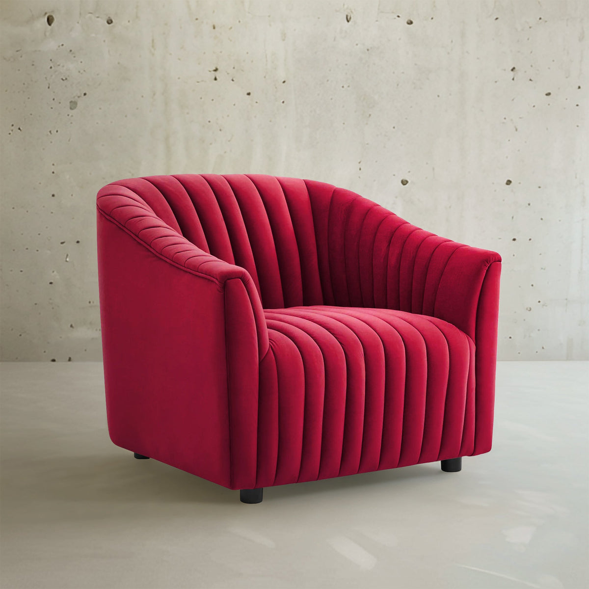 Red Latonia Accent Chair