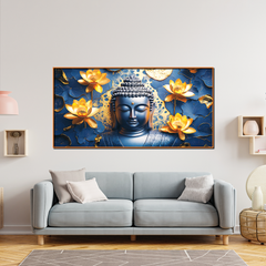 Divine Gautam Buddha Canvas Wall Art Online