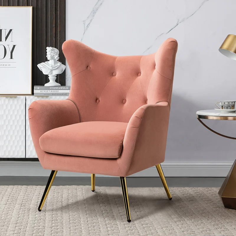 Pink Dawson Accent Chair