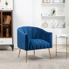 Blue Jella Accent Chair