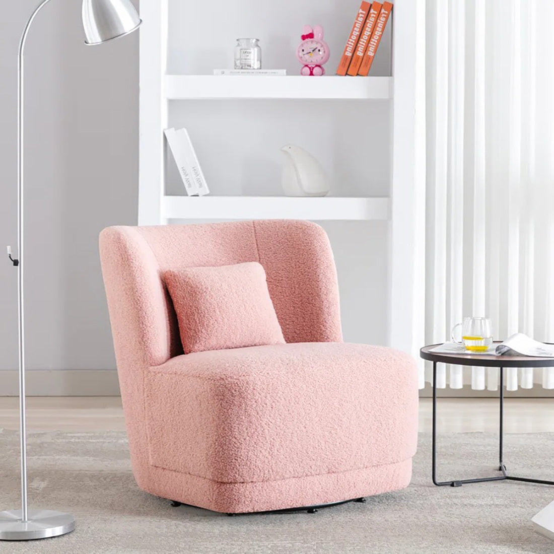 Pink Deeda Barrel Chair