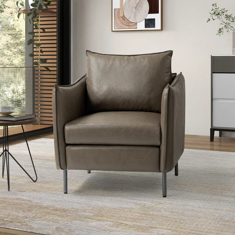 Grey Lucas Accent Chair