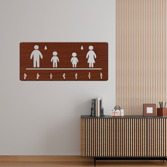 Modern Human Generation Unique Design Wall-Mounted Key Holder for Home Wall