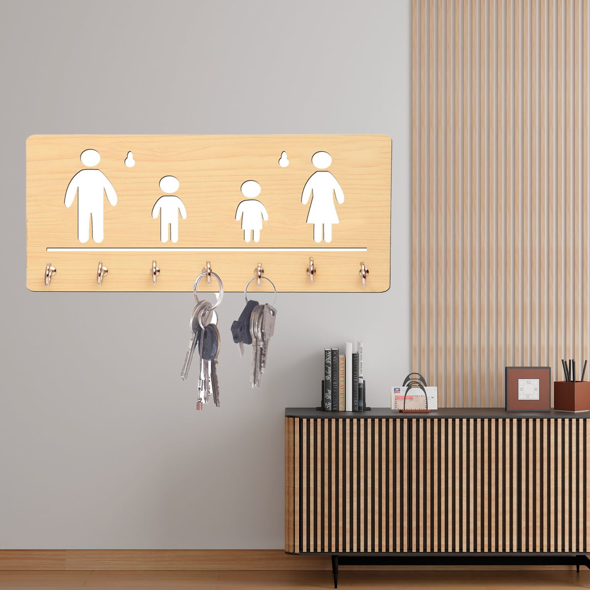 Human Generation Unique Design Wall-Mounted Key Holder for Home Wall