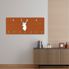 Modern Deer Unique Design Wall-Mounted Key Holder for Home Wall