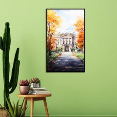 Buckingham Palace in Autumn by Vintage London