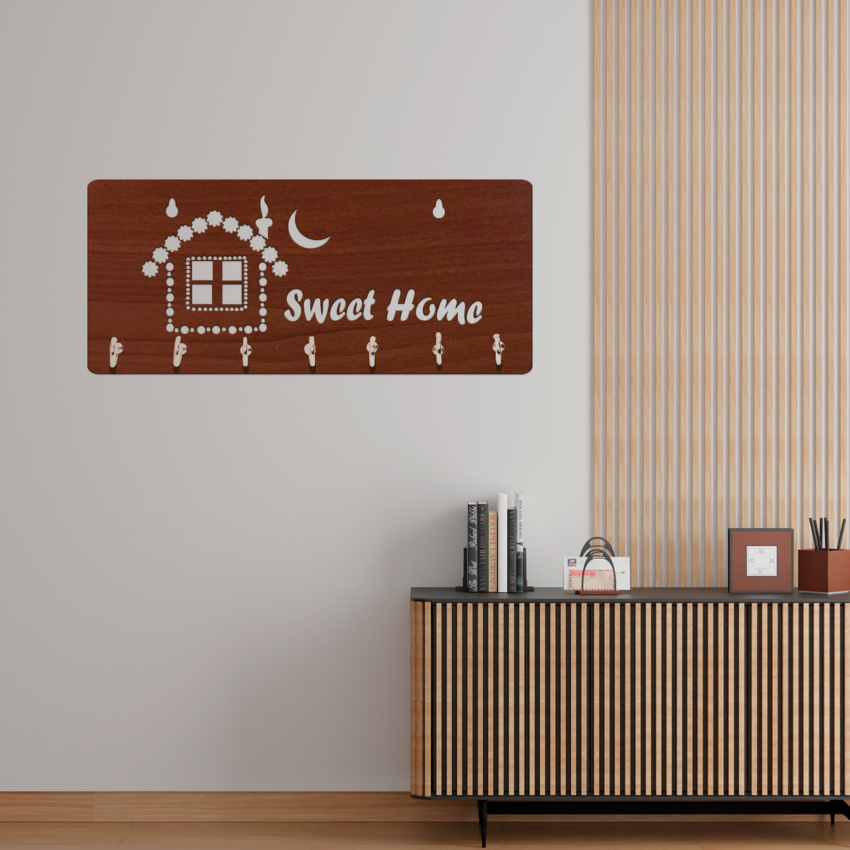 Modern Sweet Home Unique Design Wall-Mounted Key Holder for Home Wall