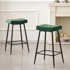 Green Color Gemm Bar Stool