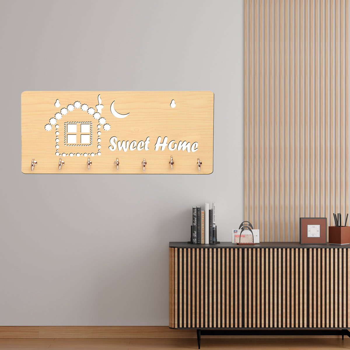 Sweet Home Unique Design Wall-Mounted Key Holder for Home Wall