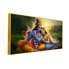 Divine Radha Krishna Wall Art – Eternal Love Collection