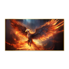 Spiritual Phoenix Vaastu Canvas Wall Paintings