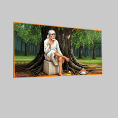 Spiritual Sai Baba Canvas Art for Home Décor